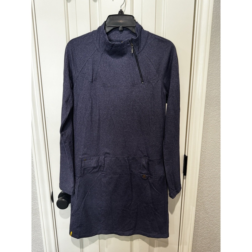 Lole Evolt Long Sleeve Blue UPF 50 Dress Size Small Womens